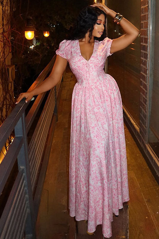 Robe mini bulle à pois rétro