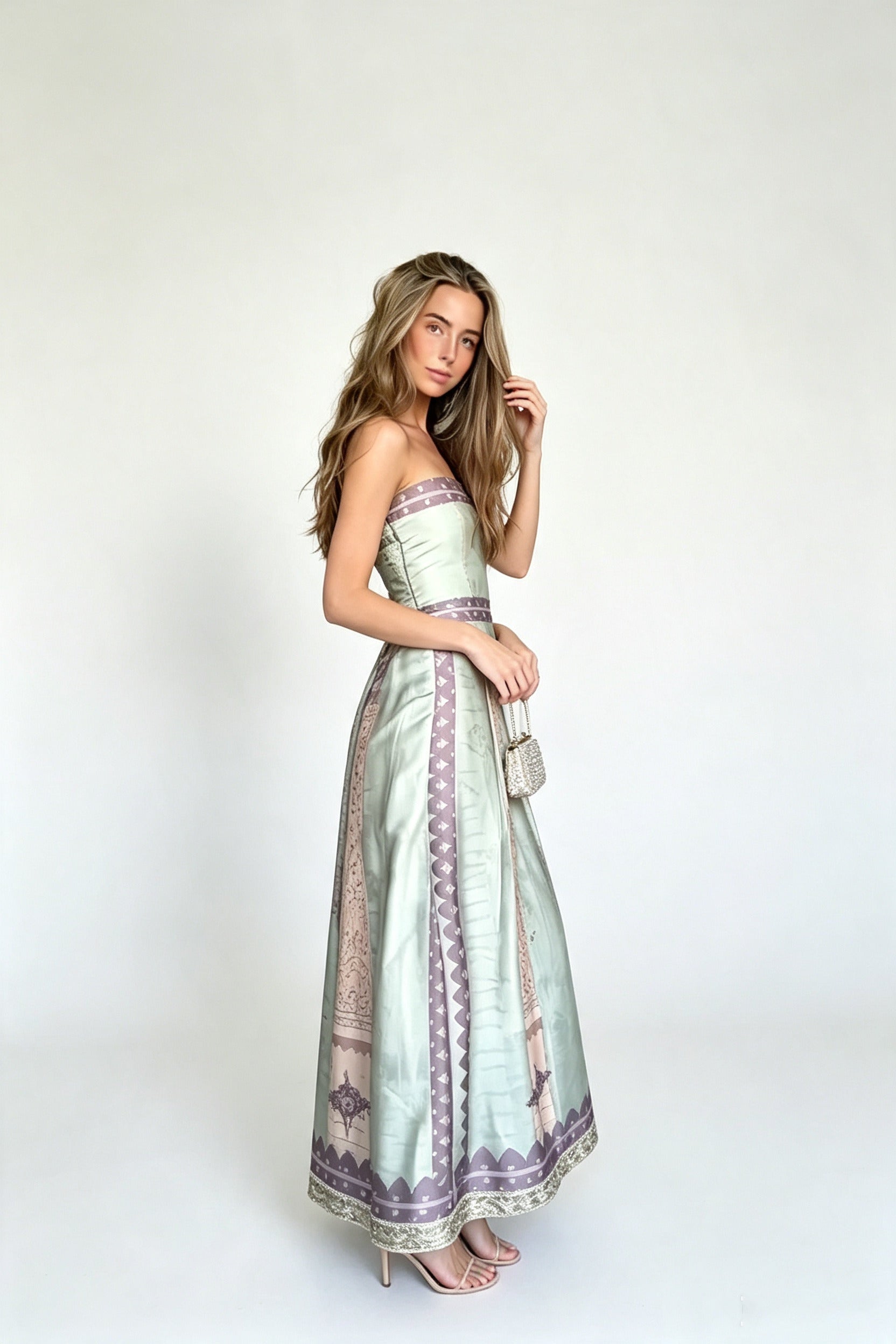 Vestido Maxi White Cape Flow