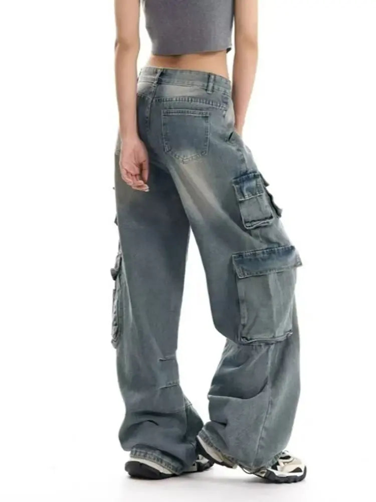 Chikke vintage denimbukser