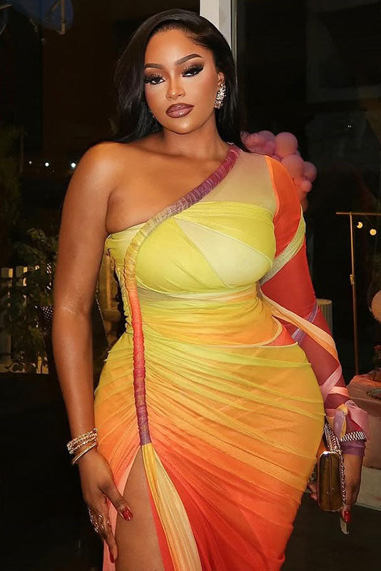 Smaragd Kente Royalty Nederdel Sæt