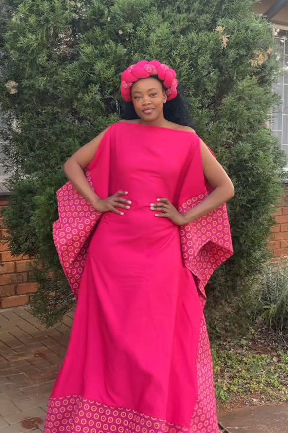 Statement One-Shoulder Flowy Maxi Dress