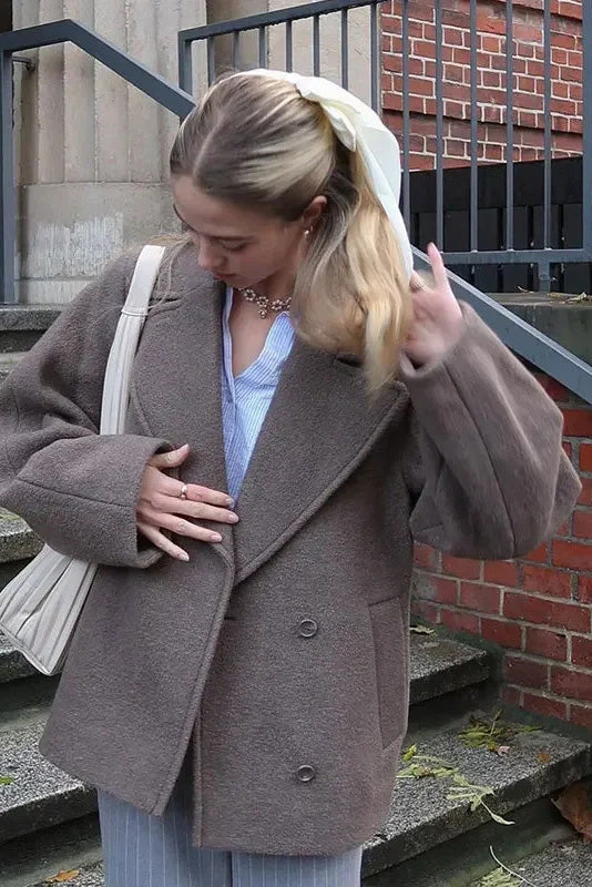 Ultimate Cold-Tone Korean Cropped Jacket