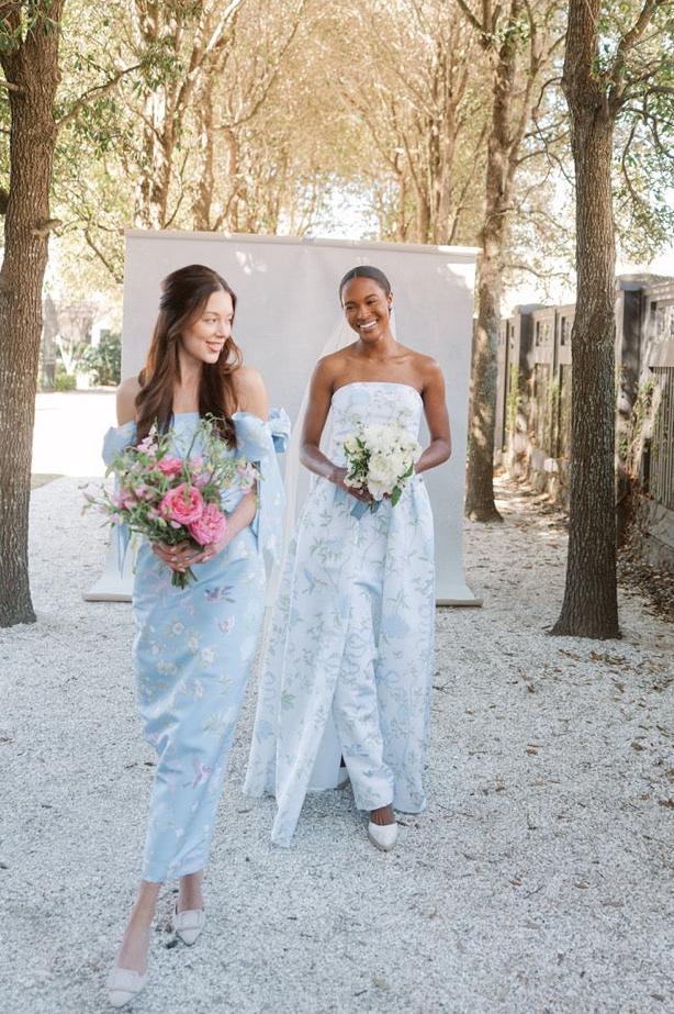 Elizabeth Butterfly Flower Maxi Dress