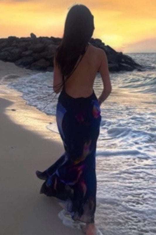 Retro prikket boble mini kjole