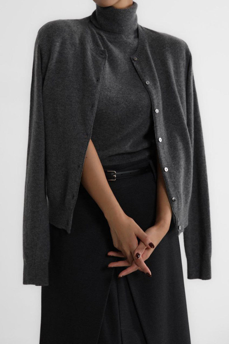 Josie V-ringad Cut-out Stickad Maxiklänning