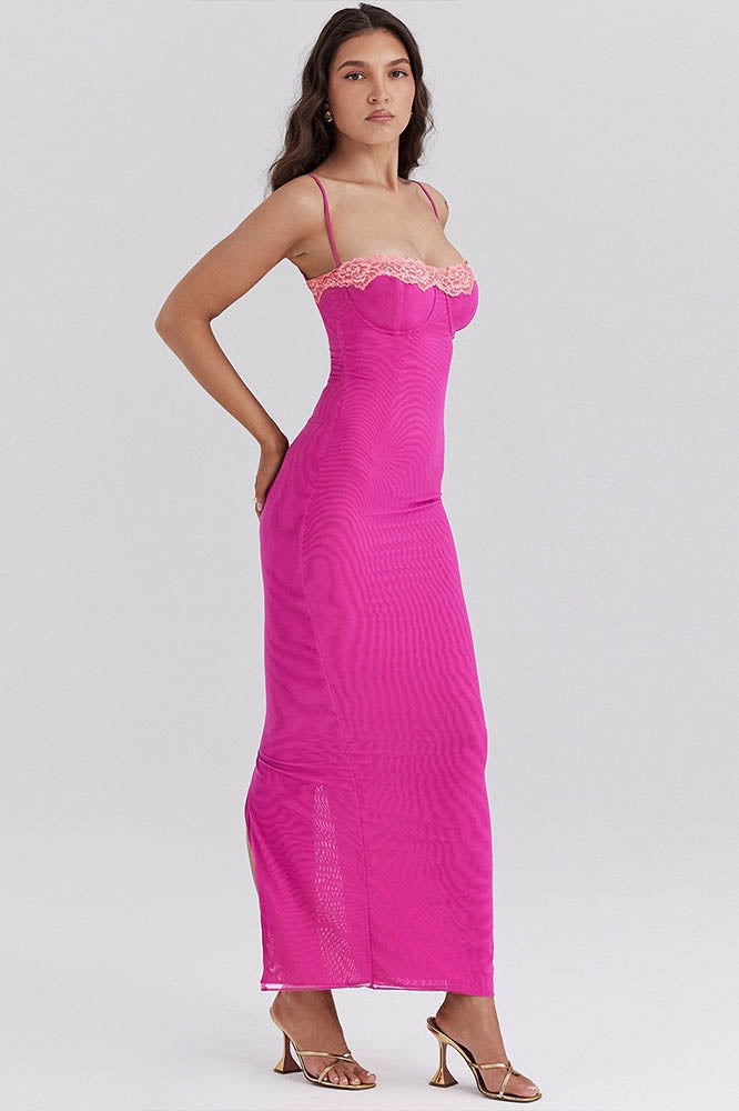 Summer Breeze Lace Strap Dress