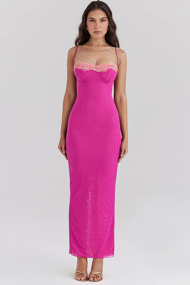 Summer Breeze Lace Strap Dress