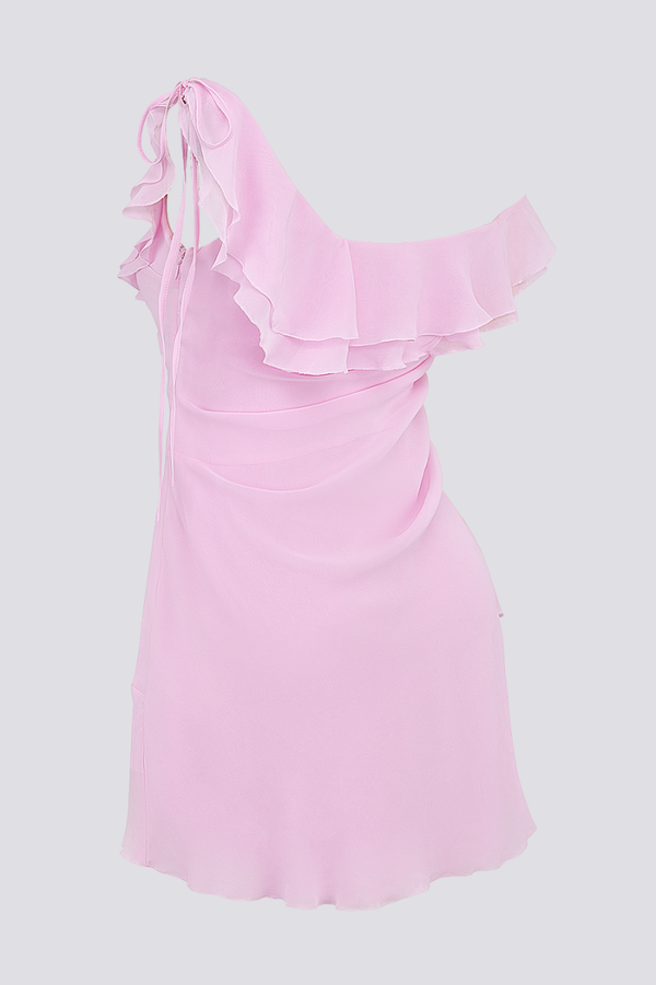 Anissa Off Shoulder Ruffle Mini Dress