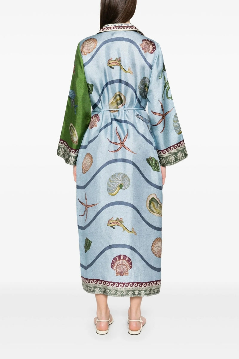 Φόρεμα από λινό με άνετη εφαρμογή