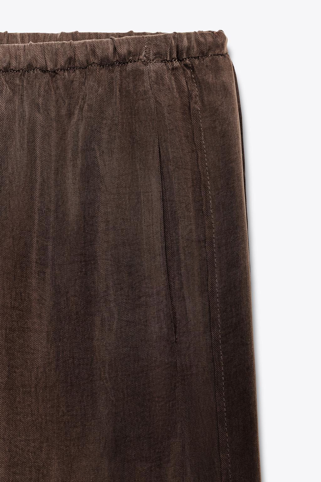 Cowl Neck Sleeveless Top & Wide - Leg Pants Set