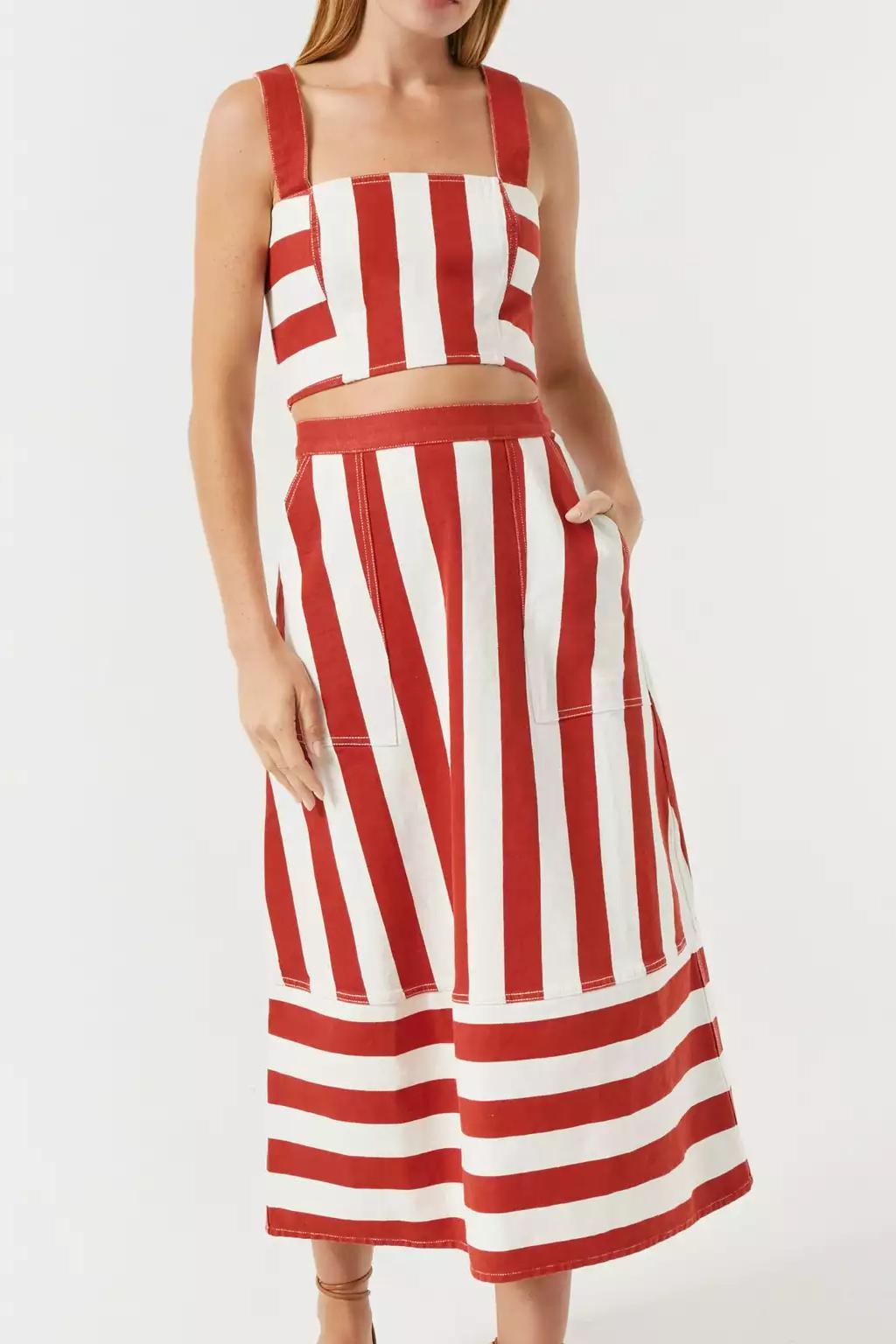 Brick Cabana Skirts Set