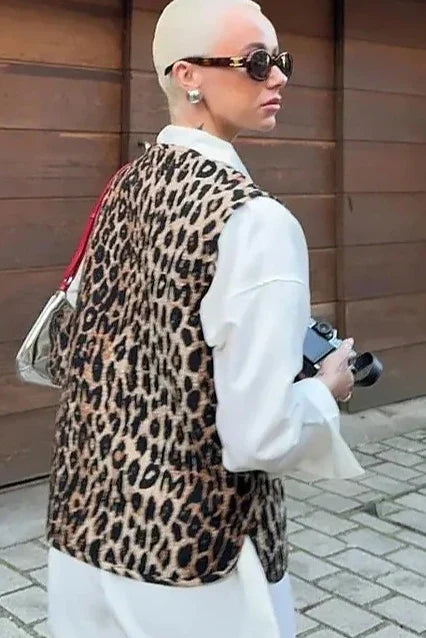 Leopard Waistcoat