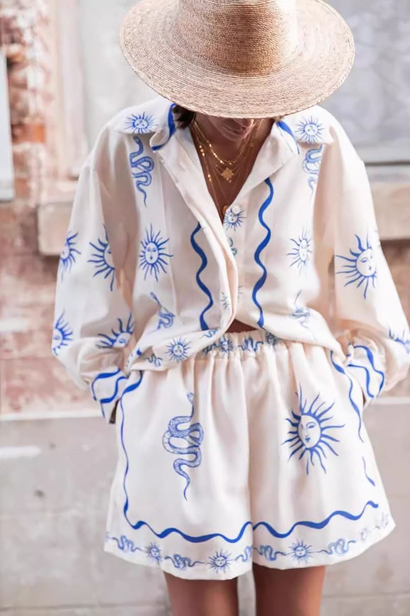 Ensemble short d'été Soleil