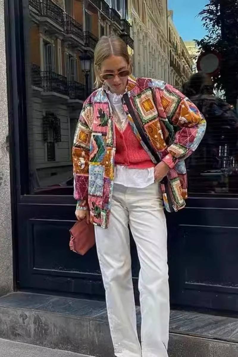 Vintage Print Jacket