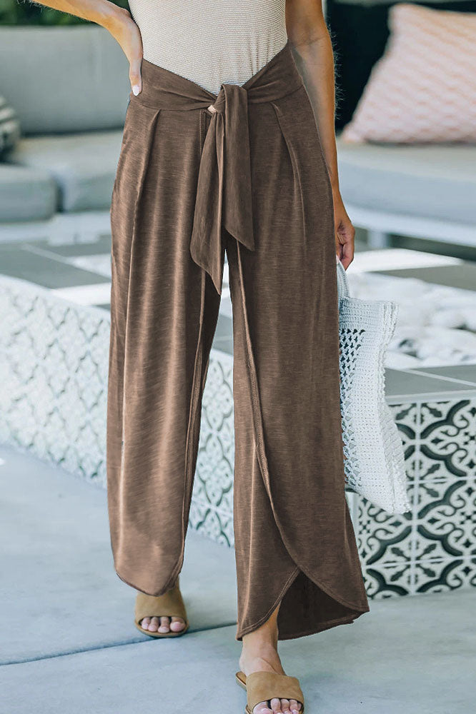 Grenada Tie Front Modal Blend Pants