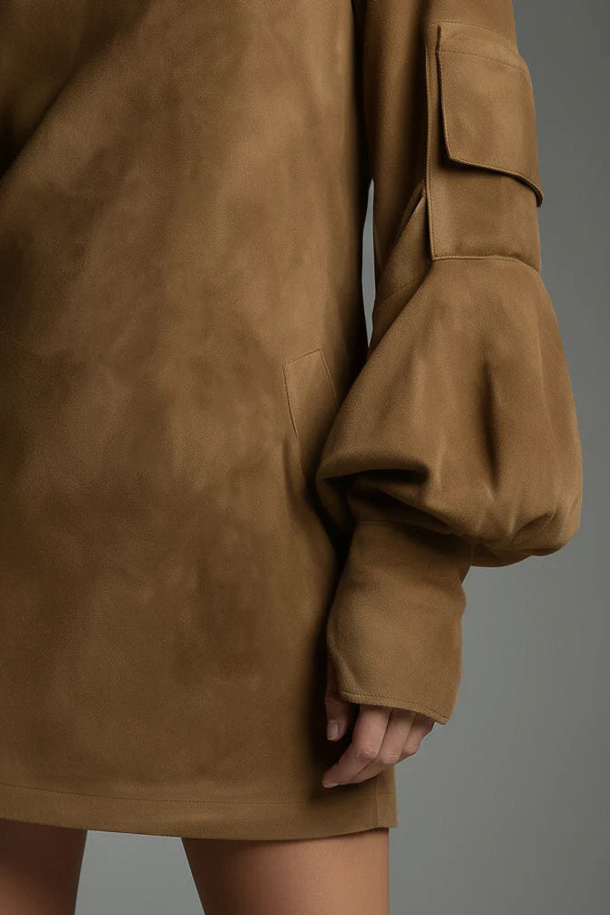 Grace Floral Appliqué Kortärmad midiklänning