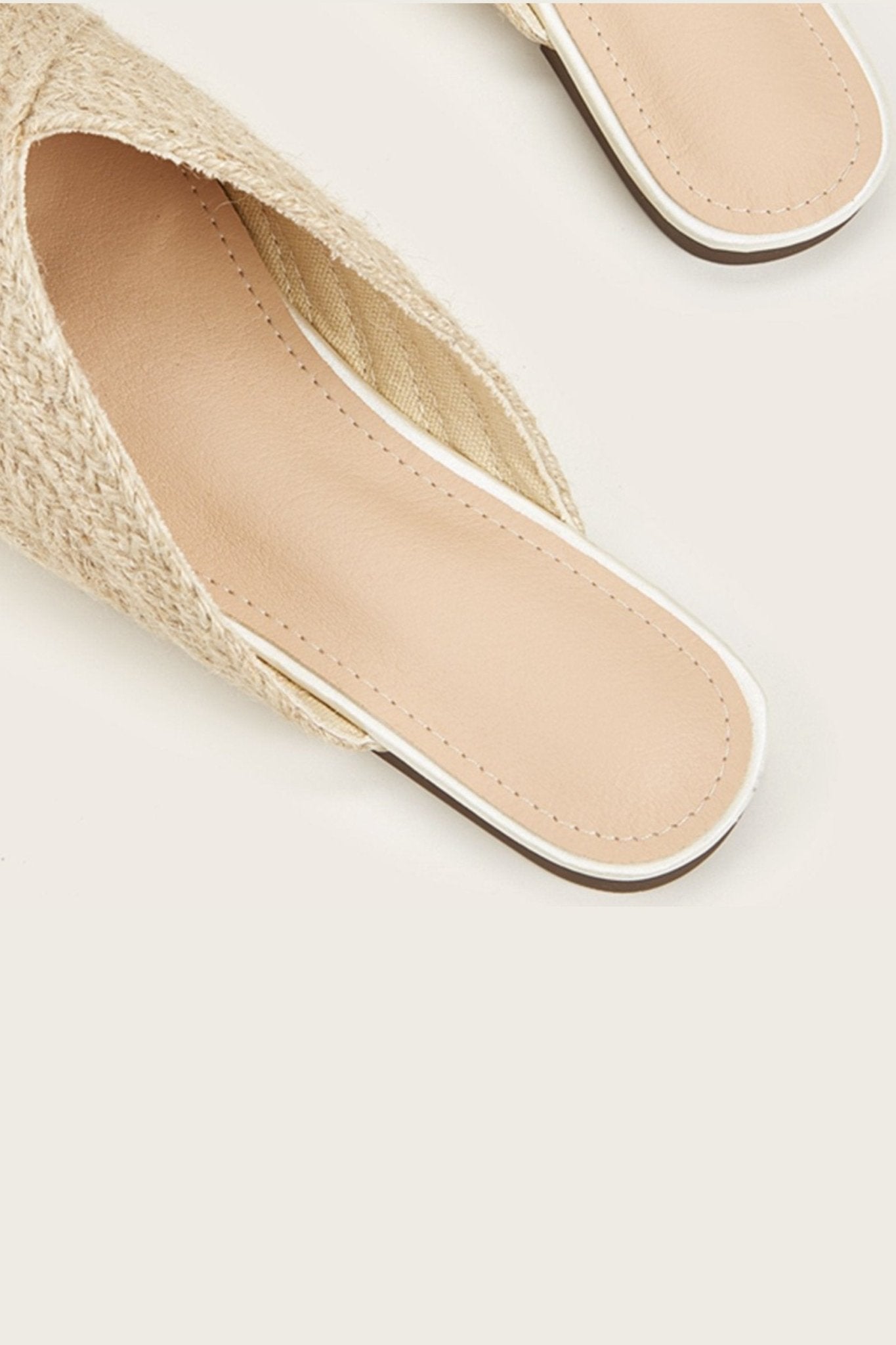 Apphia Woven Satin Slippers-Sunfere