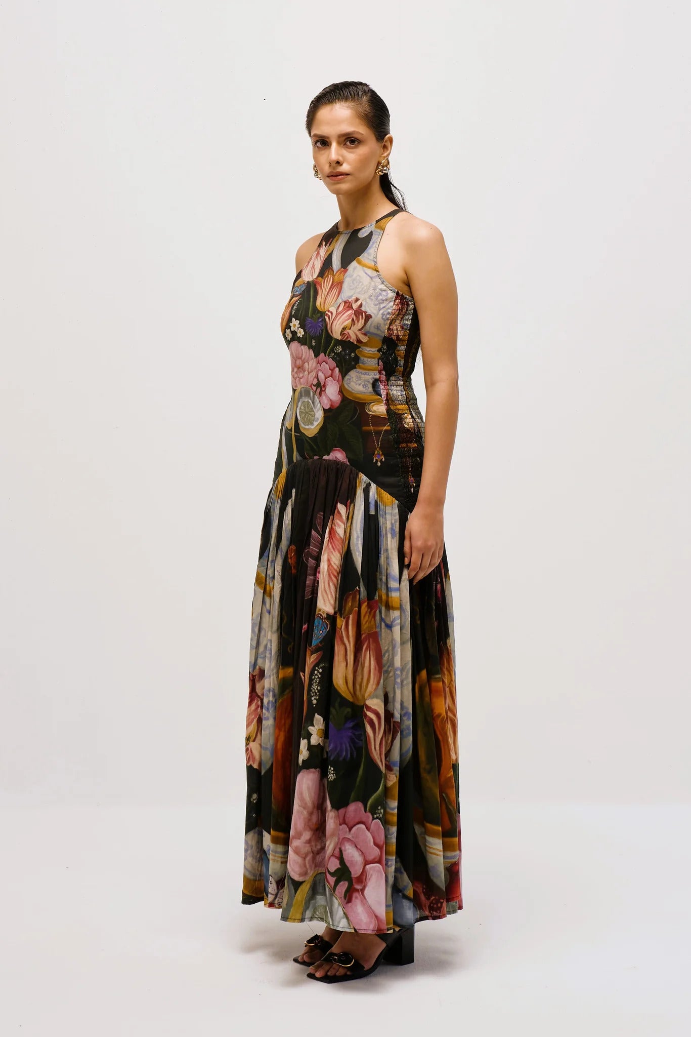 Garden Smocked Maxi Dress