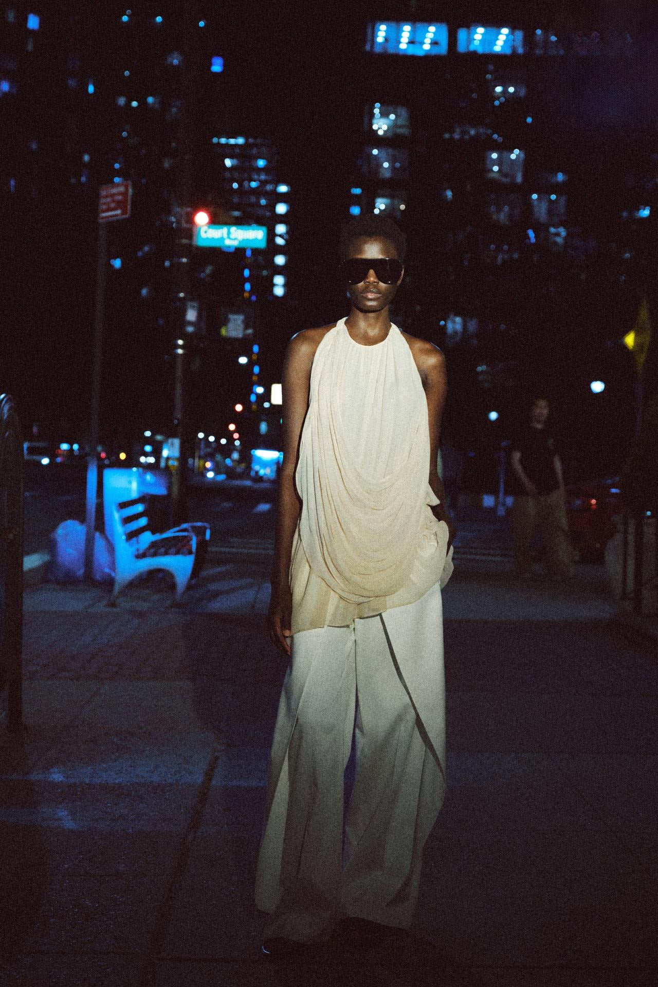 Urban luksus asymmetrisk kant top