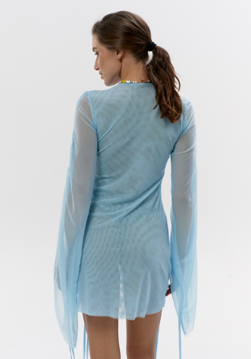 Schillerend Satin Maxi-Kleed