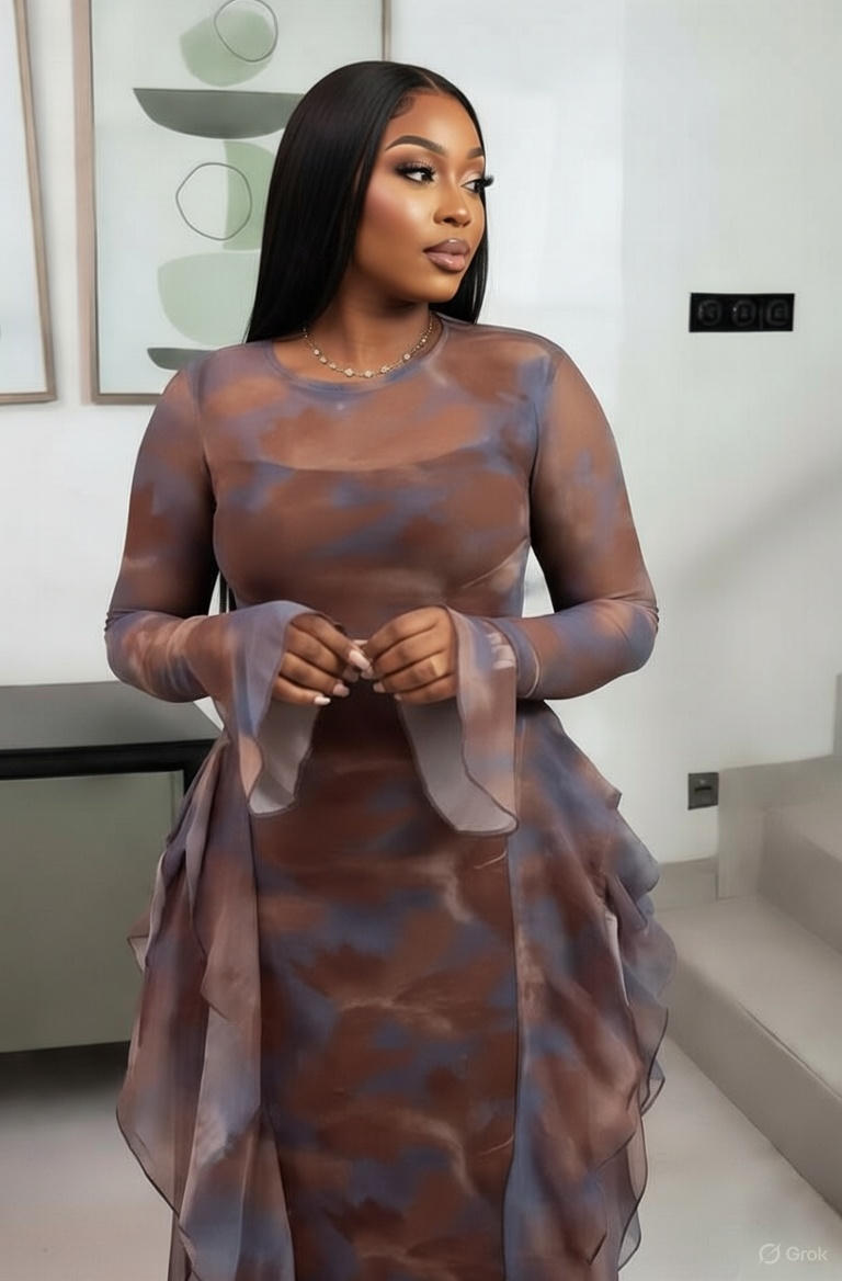 Lucinda Enaxlad Maxi Slip Klänning