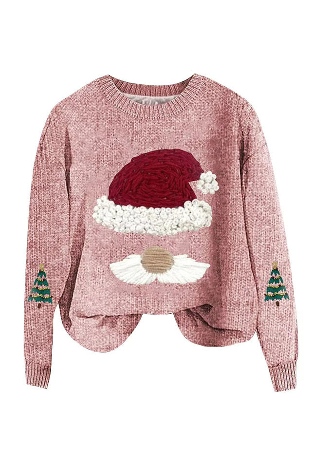 Loose Fit Christmas Knit Sweater