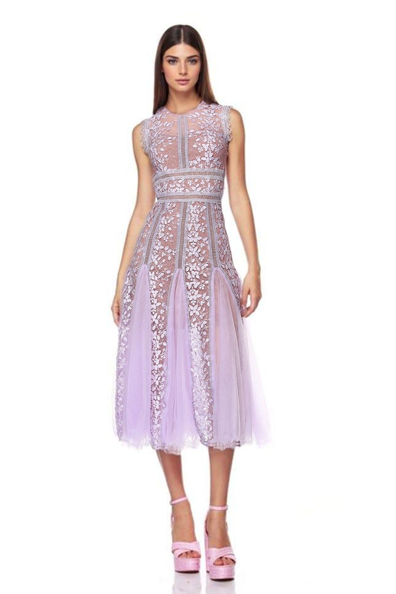 dresses-Heather Embroidered Lace Midi Dress-SD00603182477-Purple-S - Sunfere