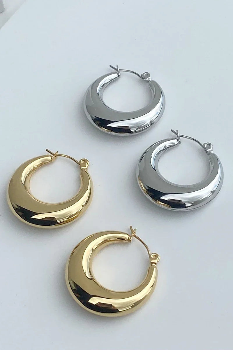 Essential Hoop Earrings - Gold