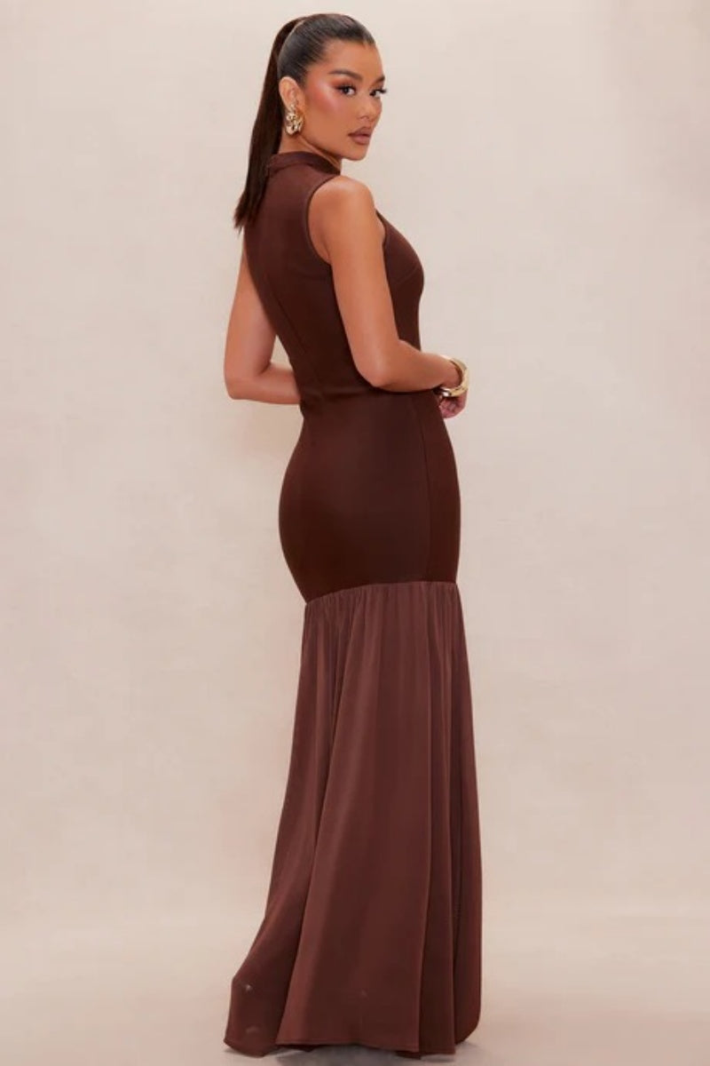 Elegant Bandage Maxi Dress