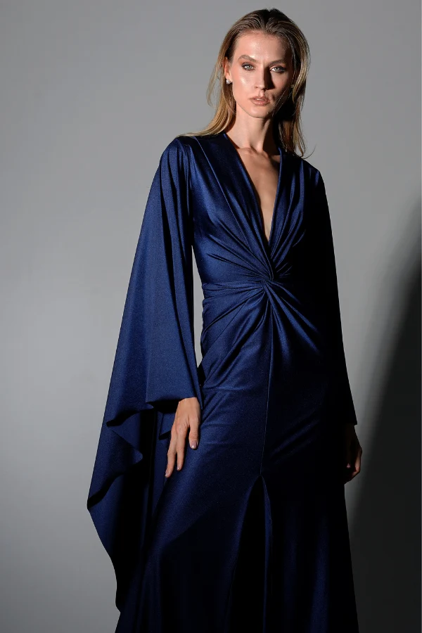 Witte Cape Flow Maxi-jurk