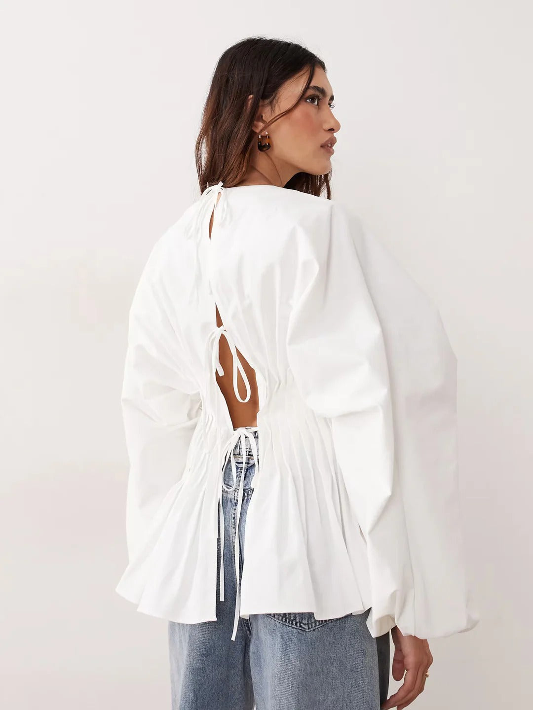 Blumiges Schulterfreies Stufiges Rüschen Maxikleid