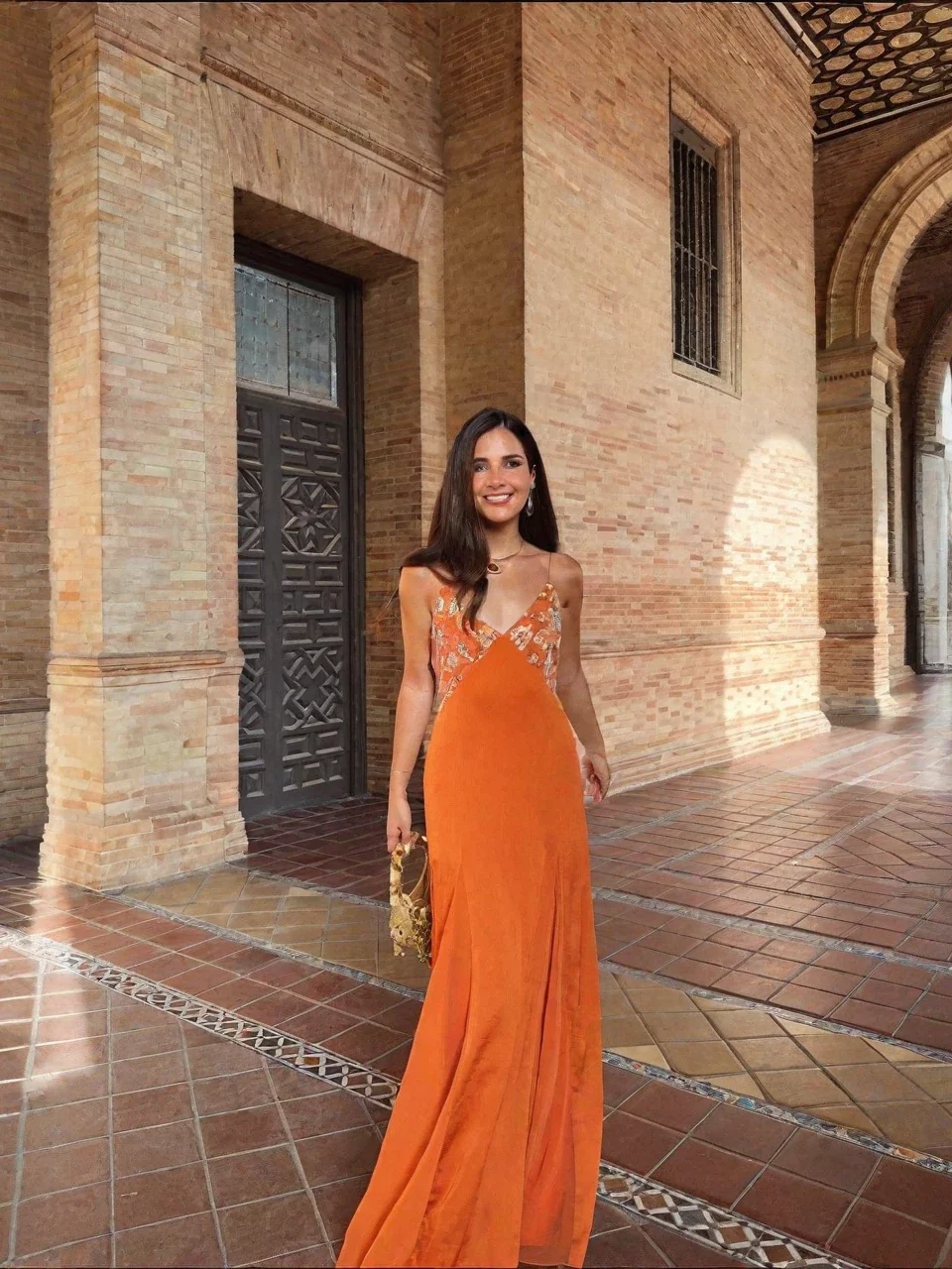 Witte Cape Flow Maxi-jurk