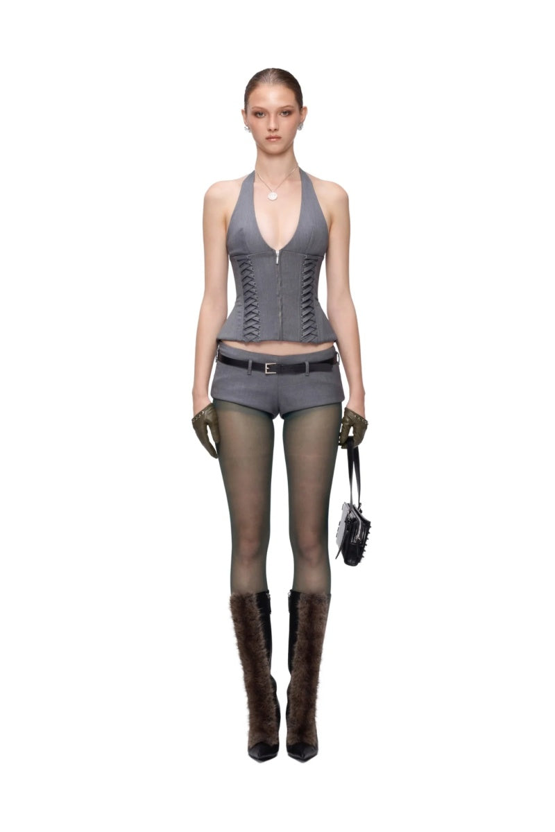 Julia Halterneck Corset Set