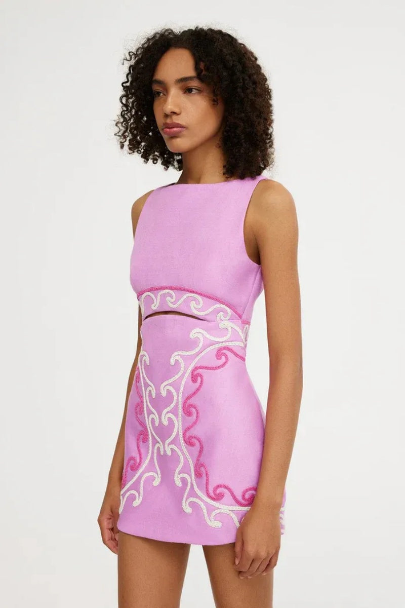 Pink Playful Mini Dress