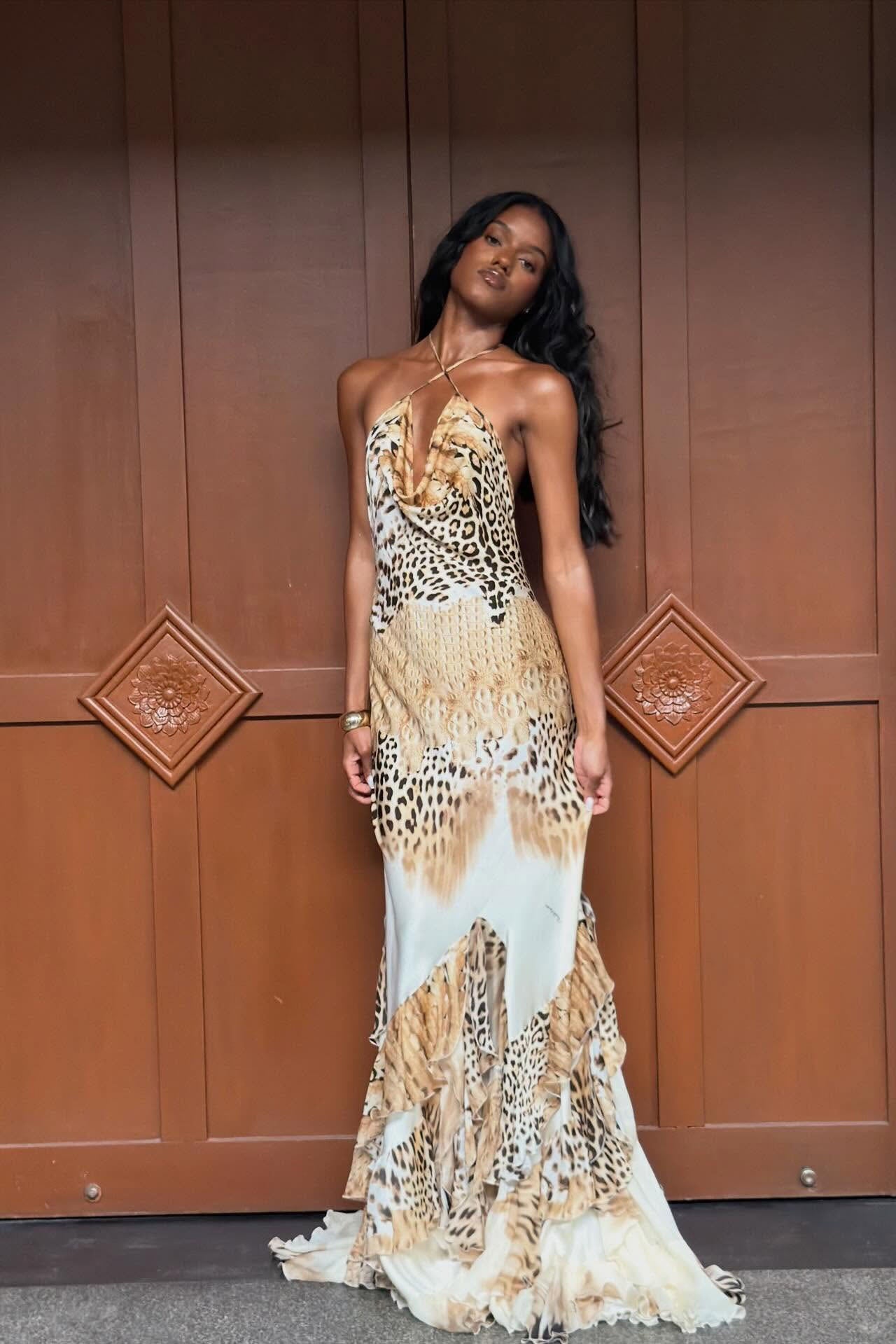 Ensemble jupe royauté Kente émeraude