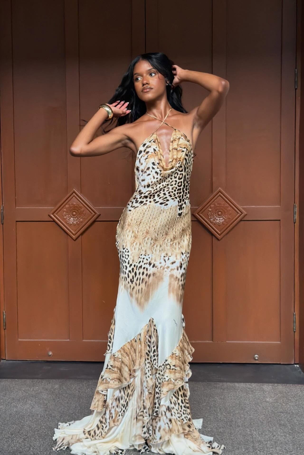 Ensemble jupe royauté Kente émeraude