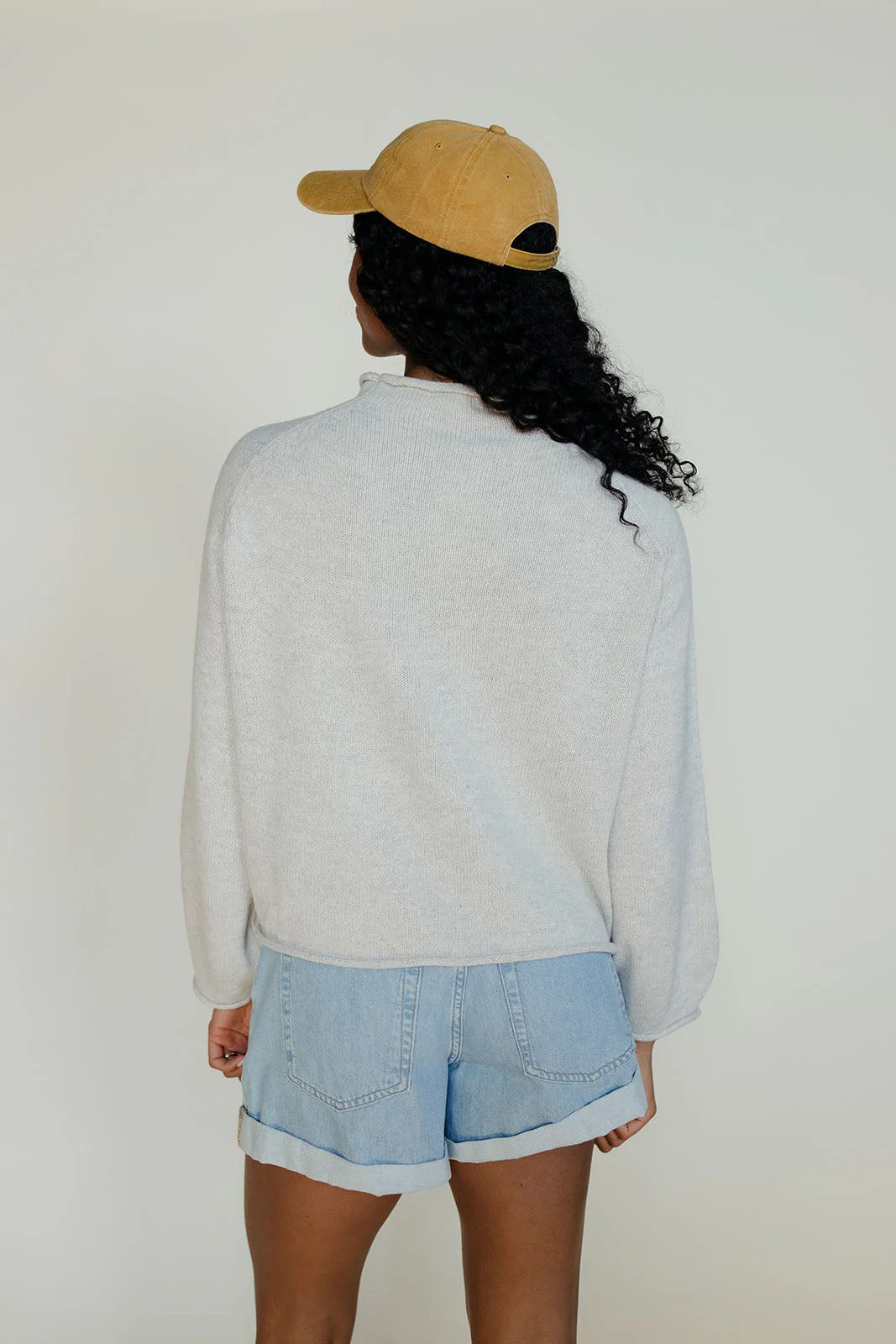 Retro Animal Bird Pattern Cropped Crew Neck Sweater