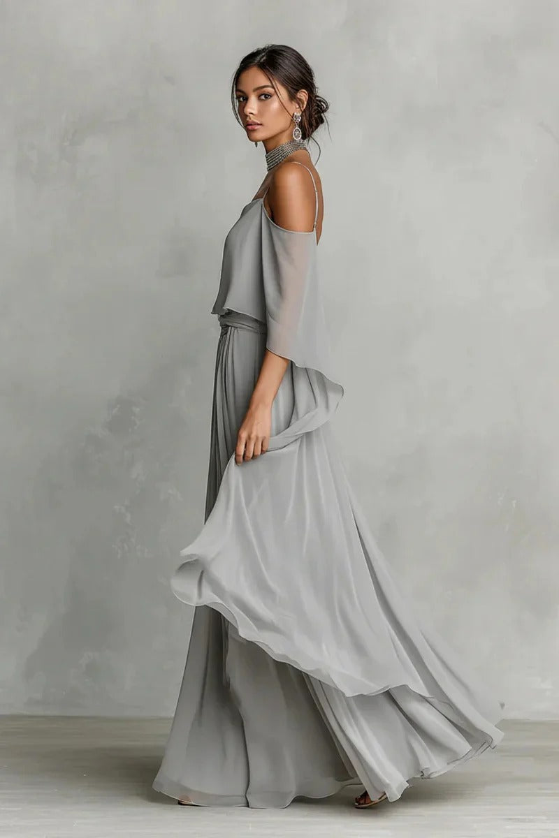 Vestido Maxi White Cape Flow