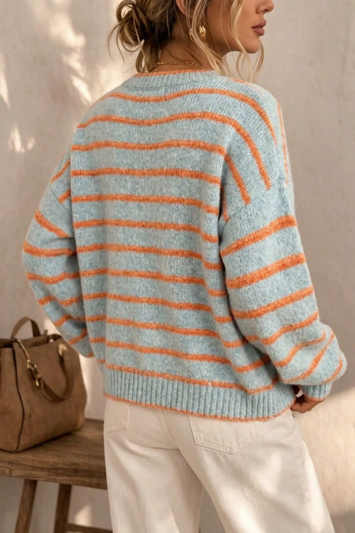 Cardigan lavorato a maglia ispirato all'arte