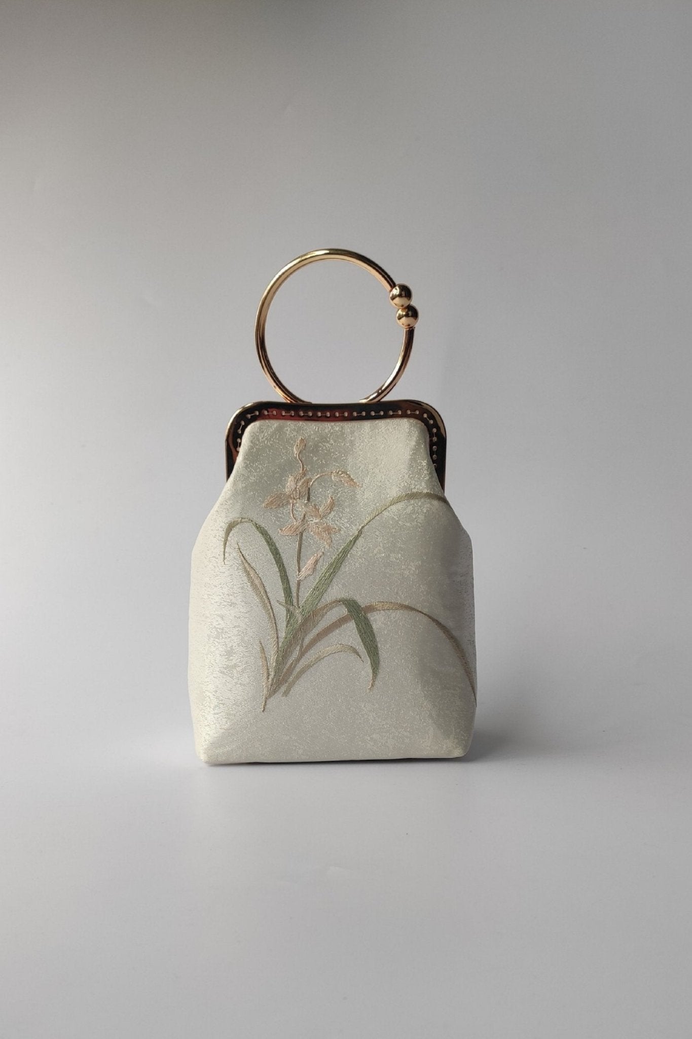 Liz Embroidered Satin Bag-Sunfere