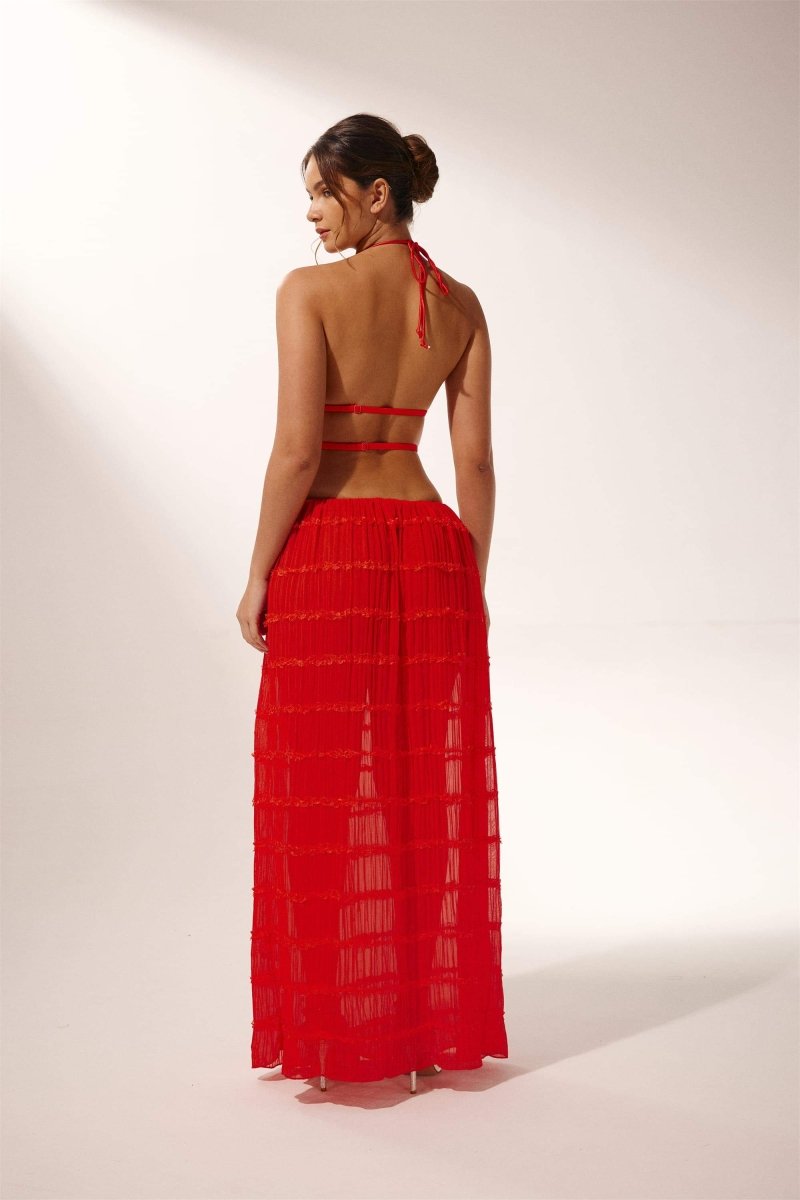 Rosalie Backless Pleated Set-Sunfere