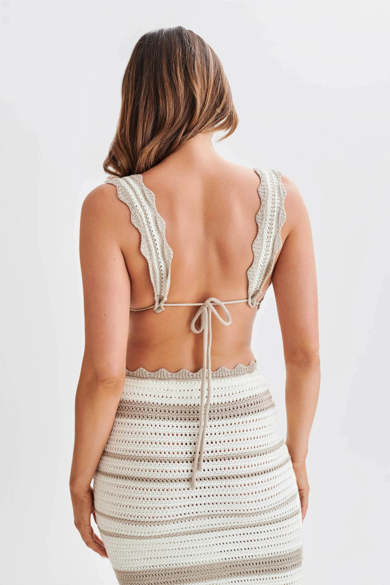 Sandra Crochet Stripe Set